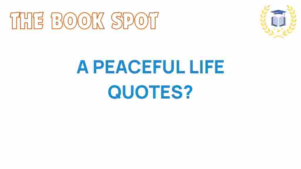peaceful-life-quotes