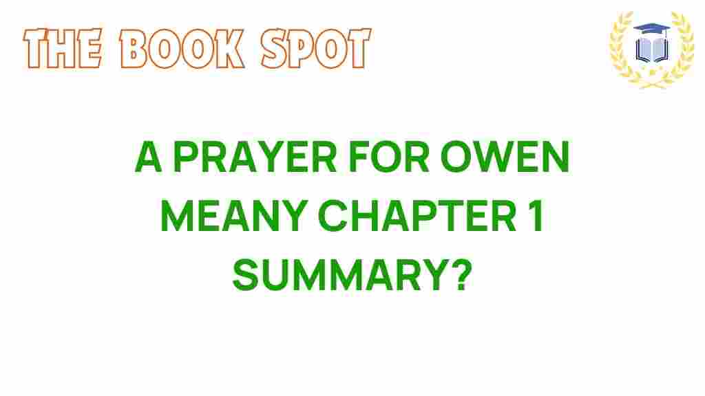 a-prayer-for-owen-meany-chapter-1-summary