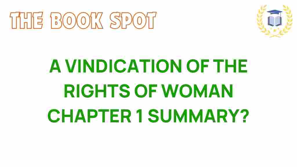 a-vindication-of-the-rights-of-woman-summary