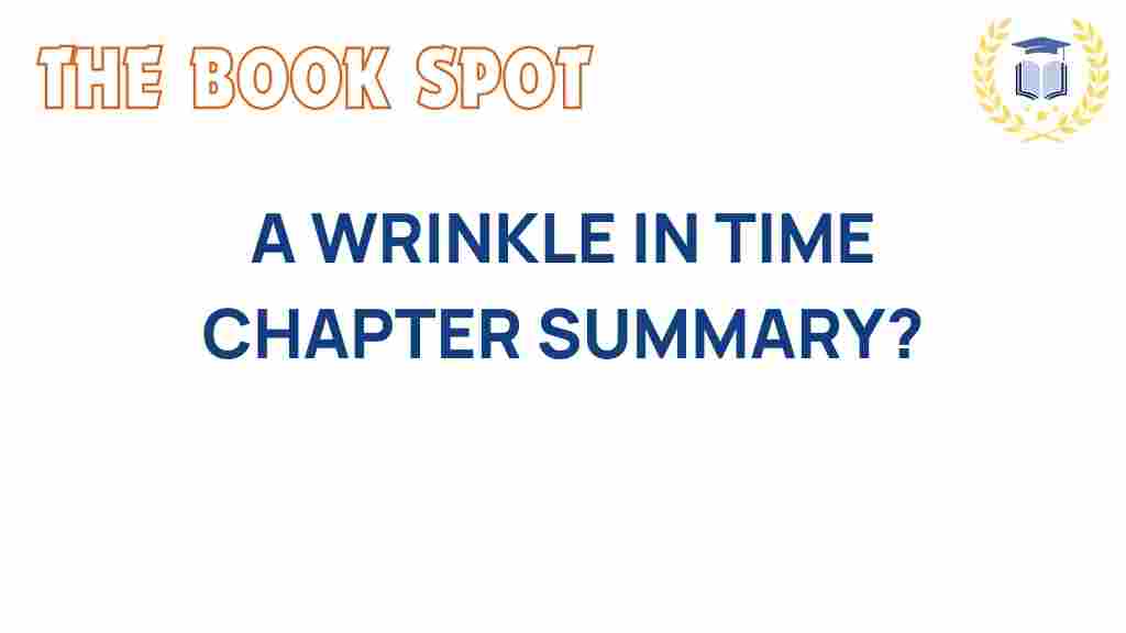 a-wrinkle-in-time-chapter-summary