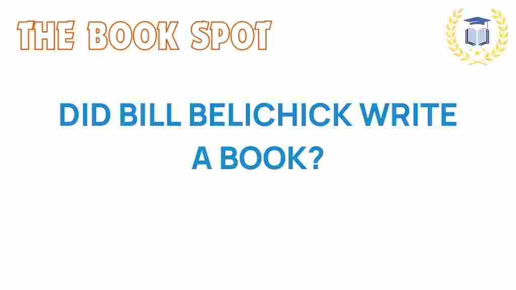 did-bill-belichick-write-a-book