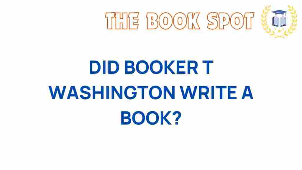 booker-t-washington-write-book