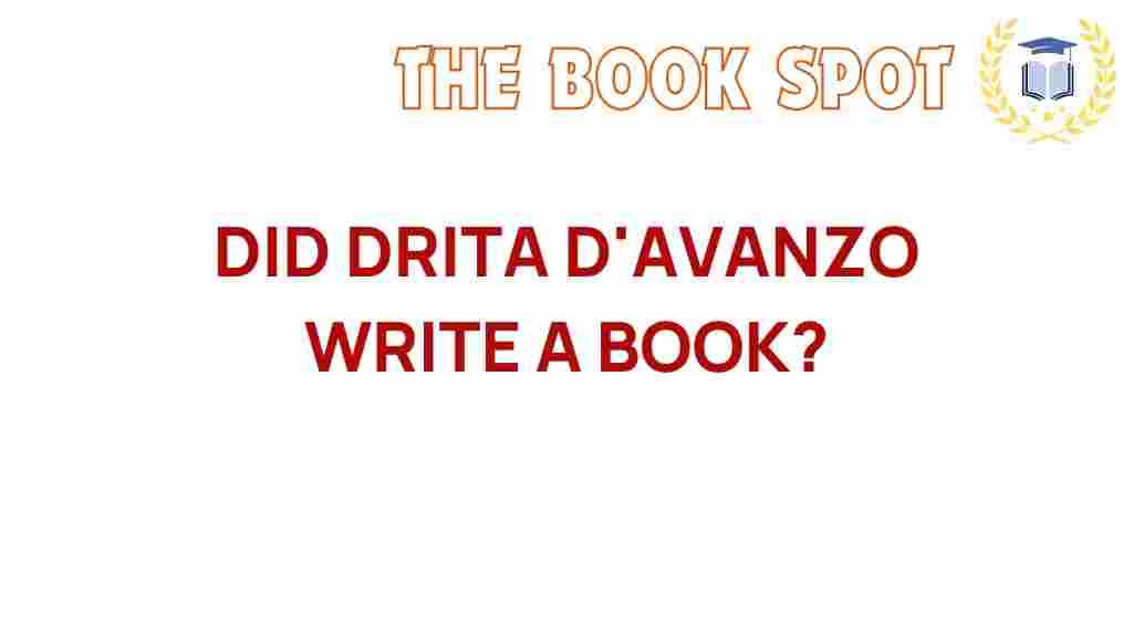 did-drita-davanzo-write-book