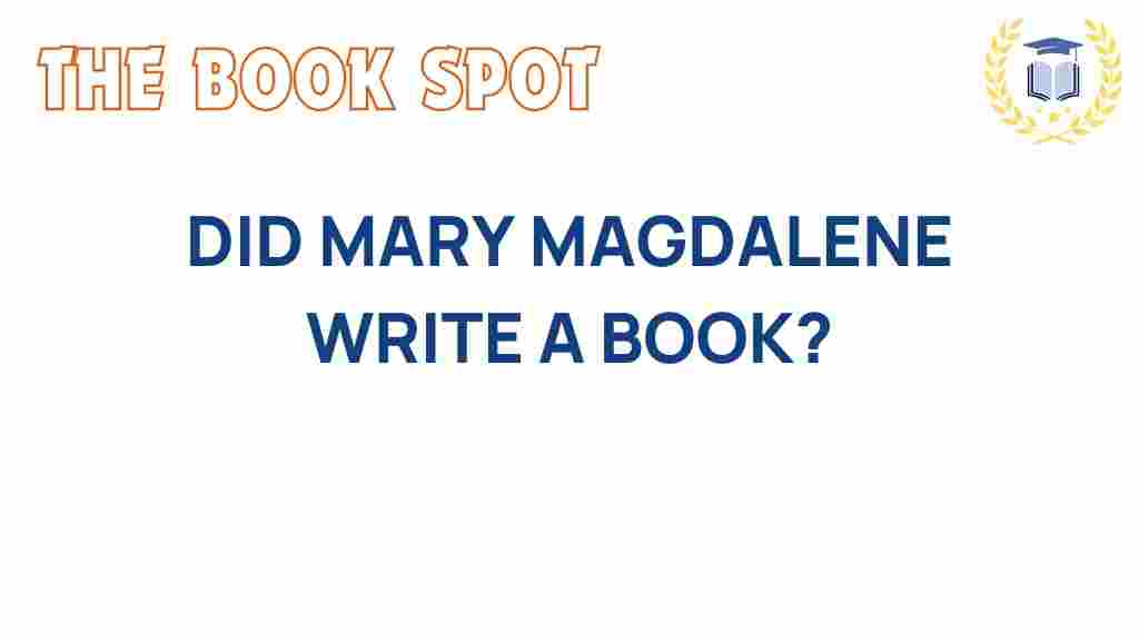 mary-magdalene-write-book