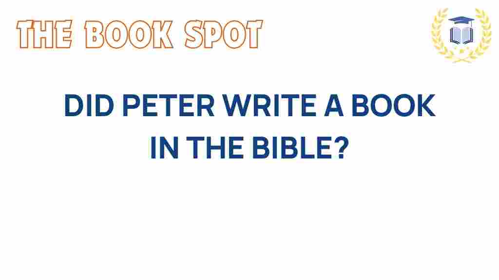 did-peter-write-a-book-in-the-bible
