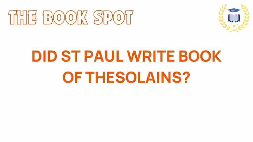 did-st-paul-author-book-of-thesolains