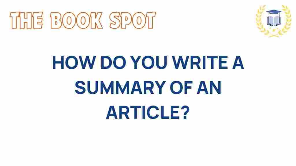 how-do-you-write-a-summary-of-an-article