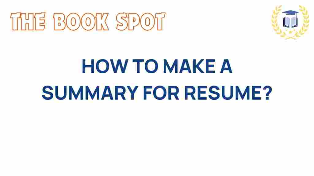 resume-summary-tips