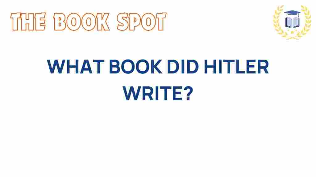 what-book-did-hitler-write