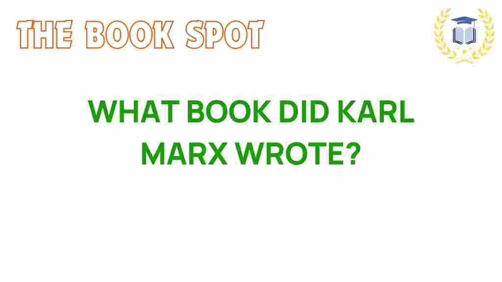 what-book-did-karl-marx-write