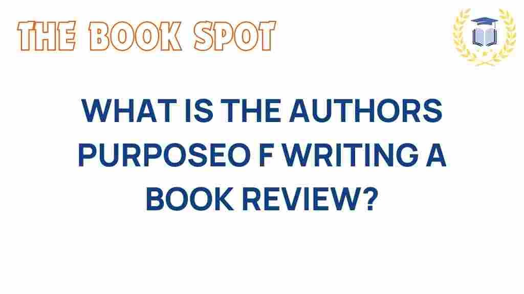 author-purpose-book-review