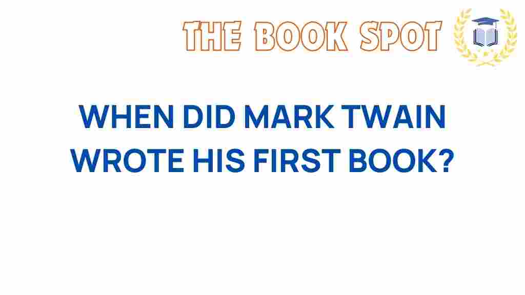 mark-twain-first-book