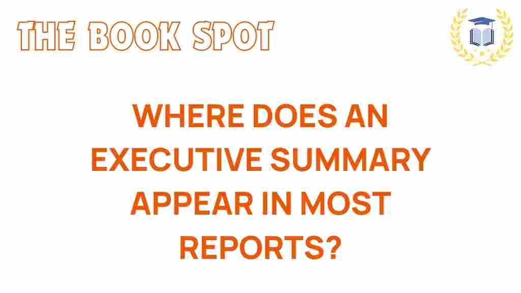 executive-summary-placement-in-reports