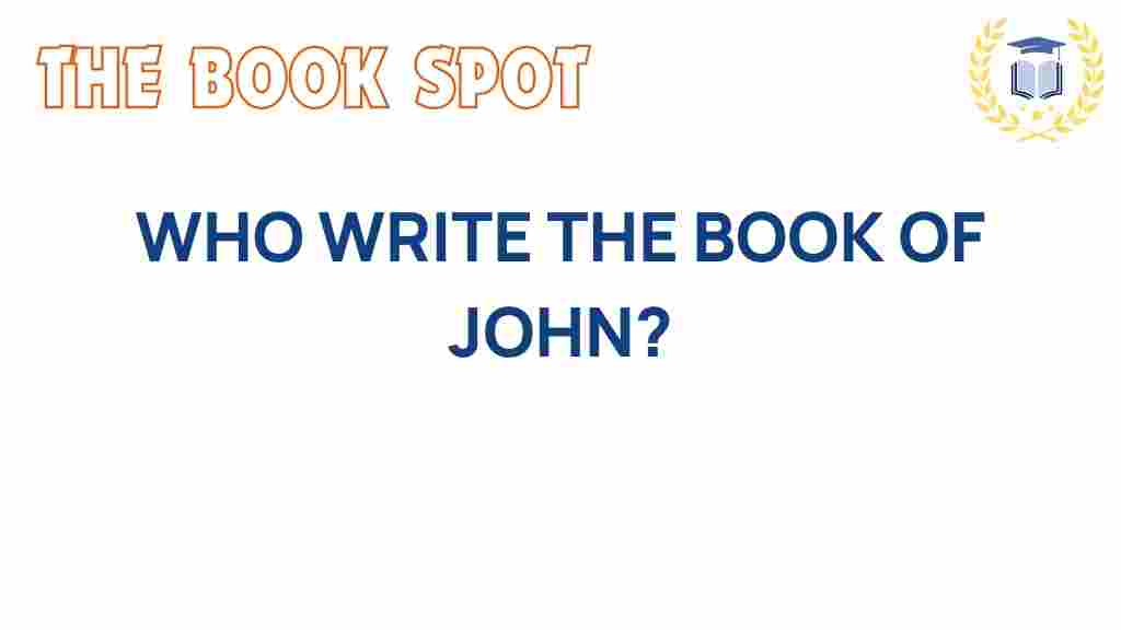 who-authored-book-of-john