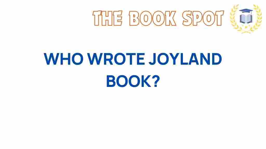 joyland-author-reveal